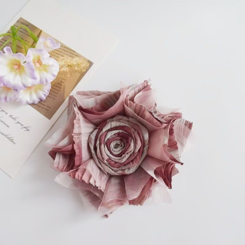 junk journal/art journal/fabric roses
