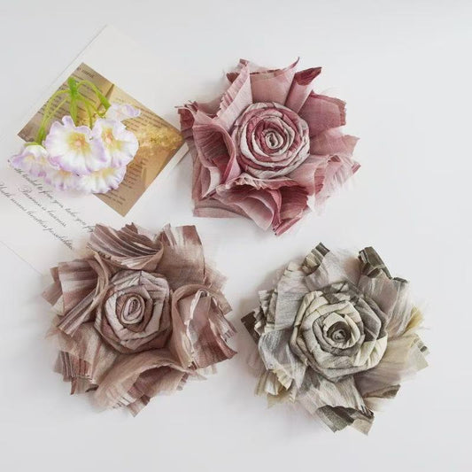 junk journal/art journal/fabric roses