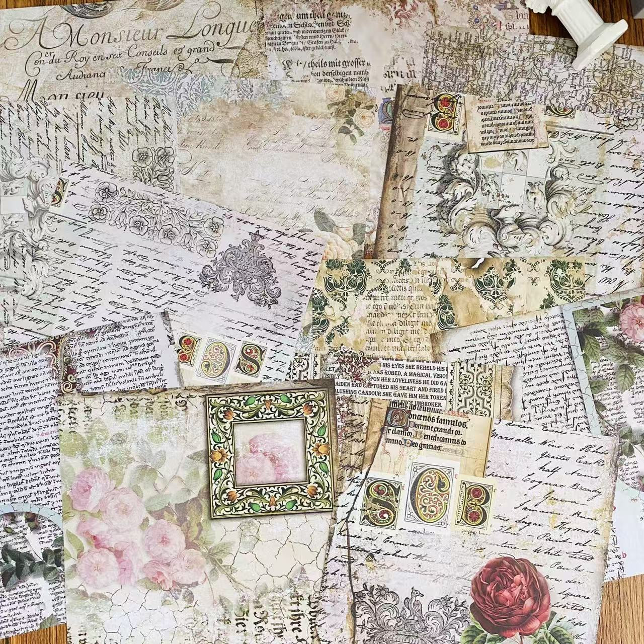 Large size background paper, journal material paper, stickers