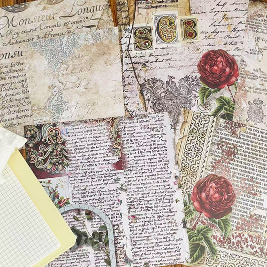 Large size background paper, journal material paper, stickers